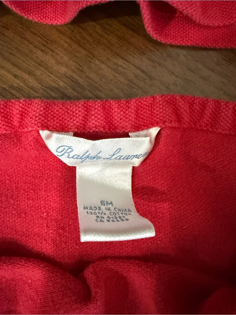 Ralph Lauren Red Ruffle Polo Dress & Bloomer Set